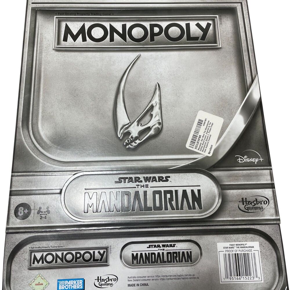 Monopoly Star Wars The Mandalorian Edition Board Game‎ Complete